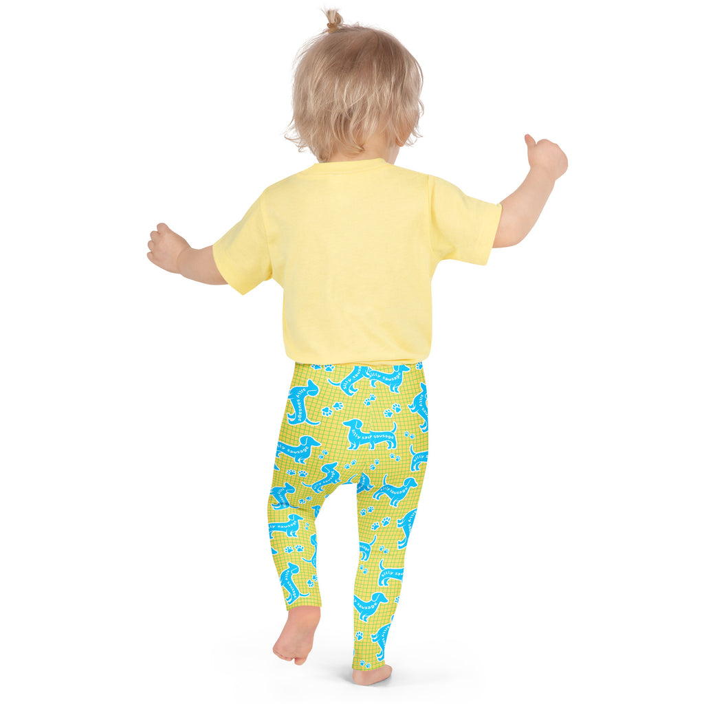 KIDS (2-8yrs) Active Stretch Leggings - 'Silly Sausage'