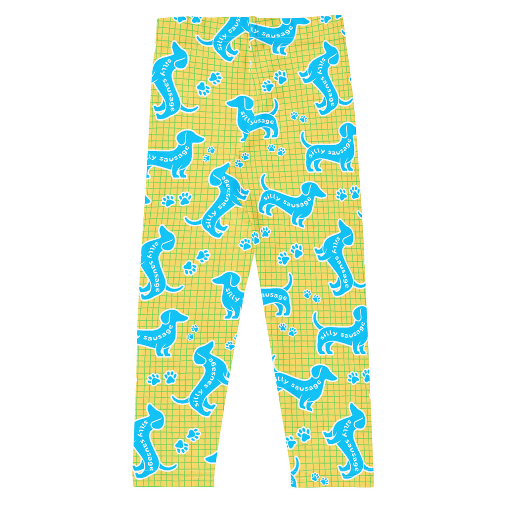 KIDS (2-8yrs) Active Stretch Leggings - 'Silly Sausage'