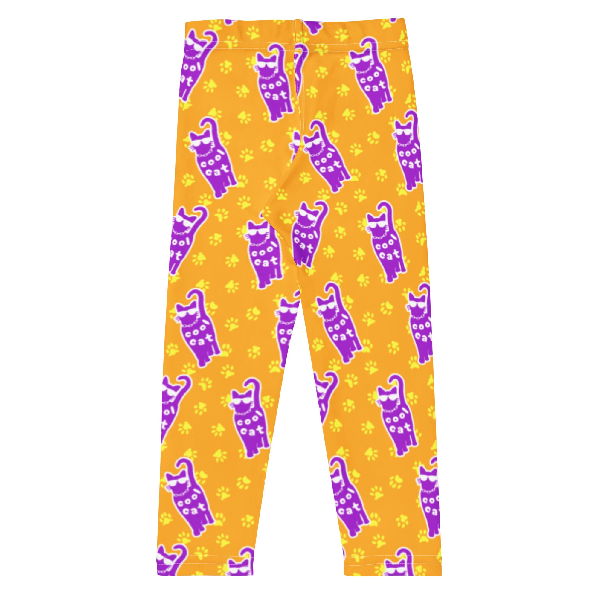 KIDS (2-8yrs) Active Stretch Leggings - 'Cool Cat'