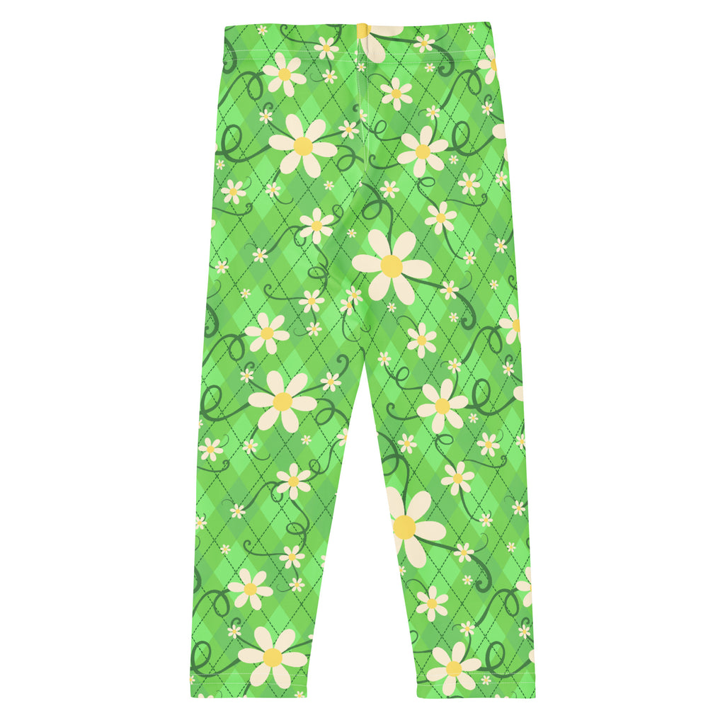 KIDS (2-8yrs) Active Stretch Leggings - 'Daisychain'