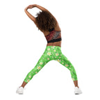KIDS (2-8yrs) Active Stretch Leggings - 'Daisychain'