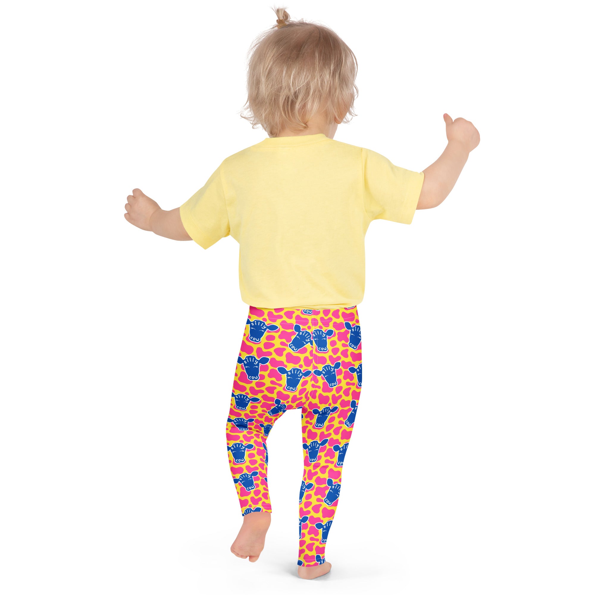 KIDS (2-8yrs) Active Stretch Leggings - 'Silly Cow'