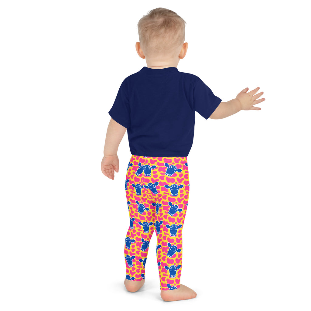 KIDS (2-8yrs) Active Stretch Leggings - 'Silly Cow'