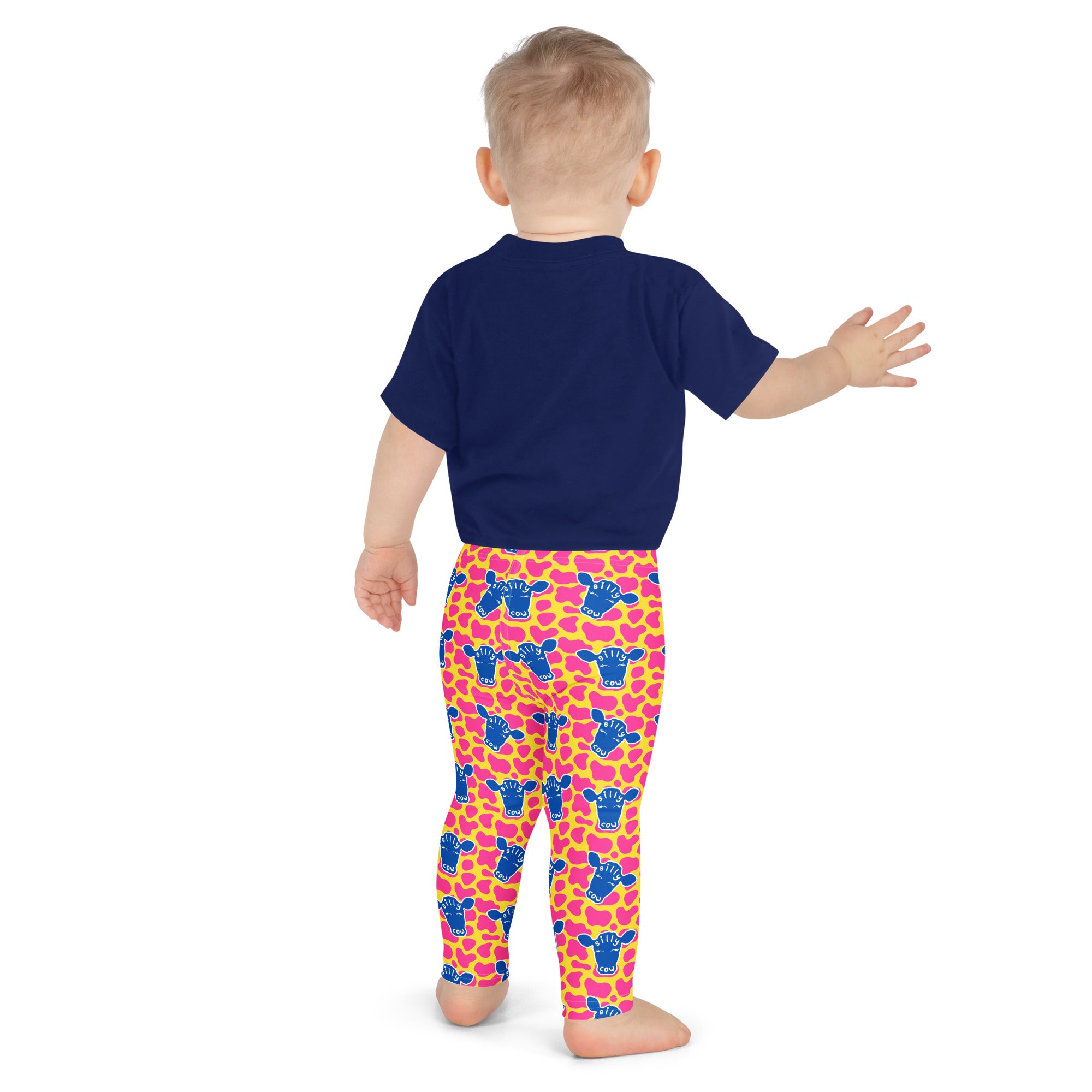 KIDS (2-8yrs) Active Stretch Leggings - 'Silly Cow'