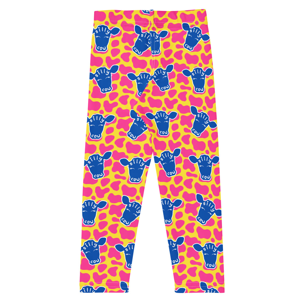 KIDS (2-8yrs) Active Stretch Leggings - 'Silly Cow'