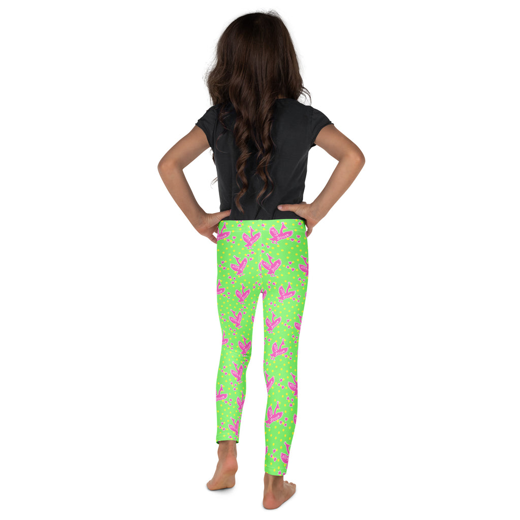 KIDS (2-8yrs) Active Stretch Leggings - 'Silly Goose'