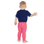 KIDS (2-8yrs) Active Stretch Leggings - 'Strawberry Salsa'