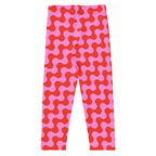 KIDS (2-8yrs) Active Stretch Leggings - 'Strawberry Salsa'