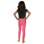 KIDS (2-8yrs) Active Stretch Leggings - 'Strawberry Salsa'