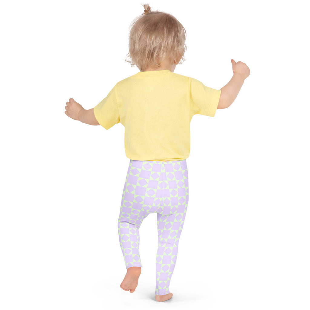 KIDS (2-8yrs) Active Stretch Leggings - 'Lilac Mint'