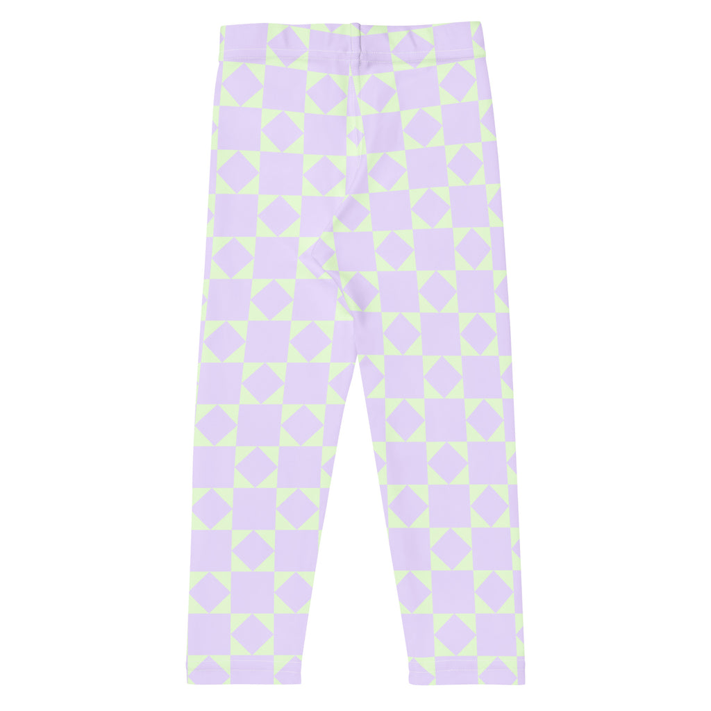 KIDS (2-8yrs) Active Stretch Leggings - 'Lilac Mint'