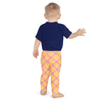 KIDS (2-8yrs) Active Stretch Leggings - 'Raspberry Ripple'