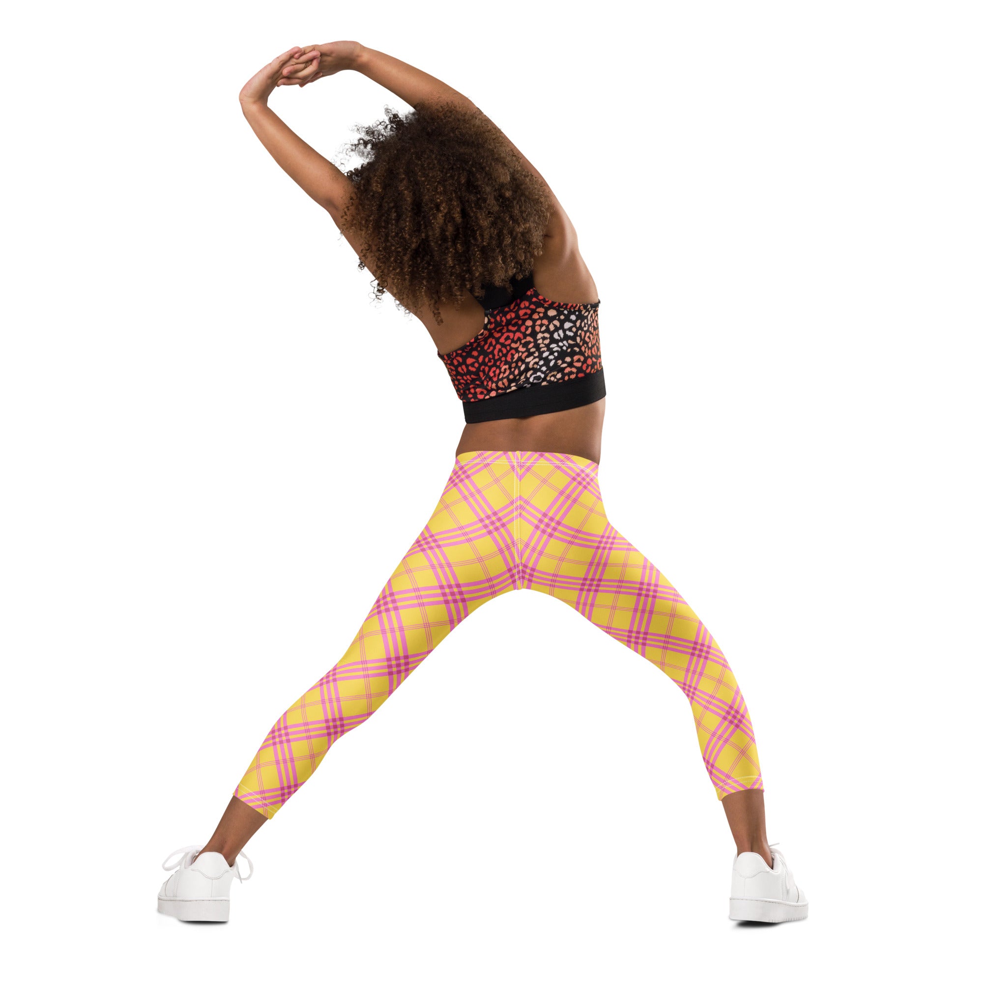 KIDS (2-8yrs) Active Stretch Leggings - 'Raspberry Ripple'