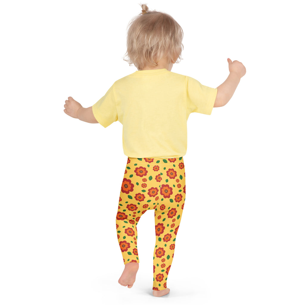 KIDS (2-8yrs) Active Stretch Leggings - 'Petal Pop'