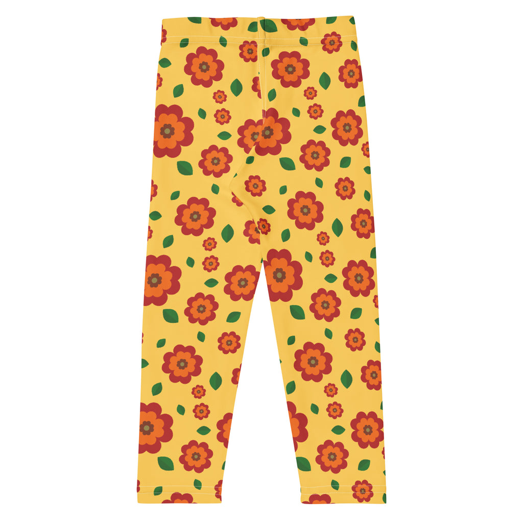 KIDS (2-8yrs) Active Stretch Leggings - 'Petal Pop'