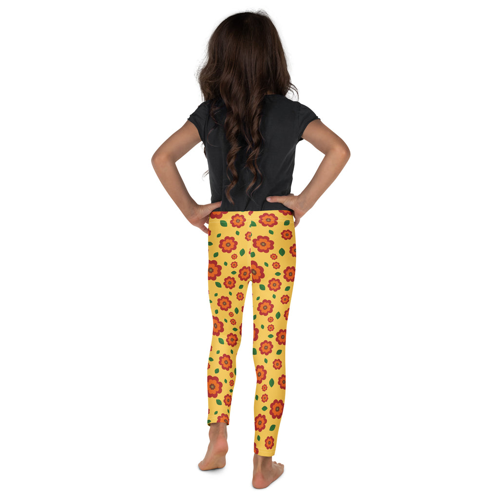 KIDS (2-8yrs) Active Stretch Leggings - 'Petal Pop'