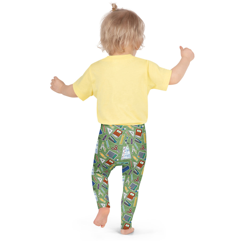 KIDS (2-8yrs) Active Stretch Leggings - 'Teacher's Pet'