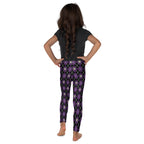 KIDS (2-8yrs) Active Stretch Leggings - 'Diamond Skulls'