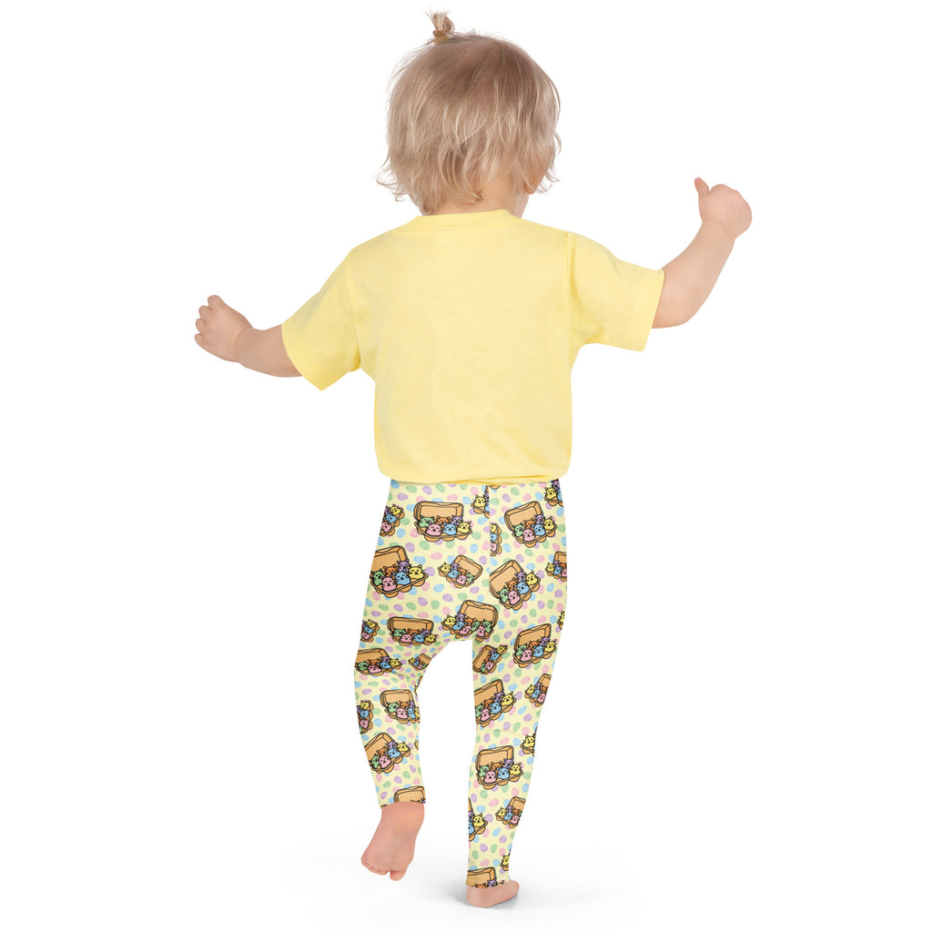 KIDS (2-8yrs) Active Stretch Leggings - 'Easter Kittens'