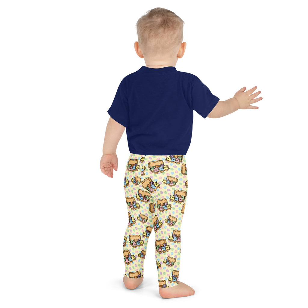 KIDS (2-8yrs) Active Stretch Leggings - 'Easter Kittens'
