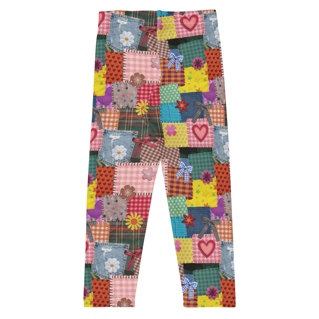KIDS (2-8yrs) Active Stretch Leggings - 'Perfect Patchwork'