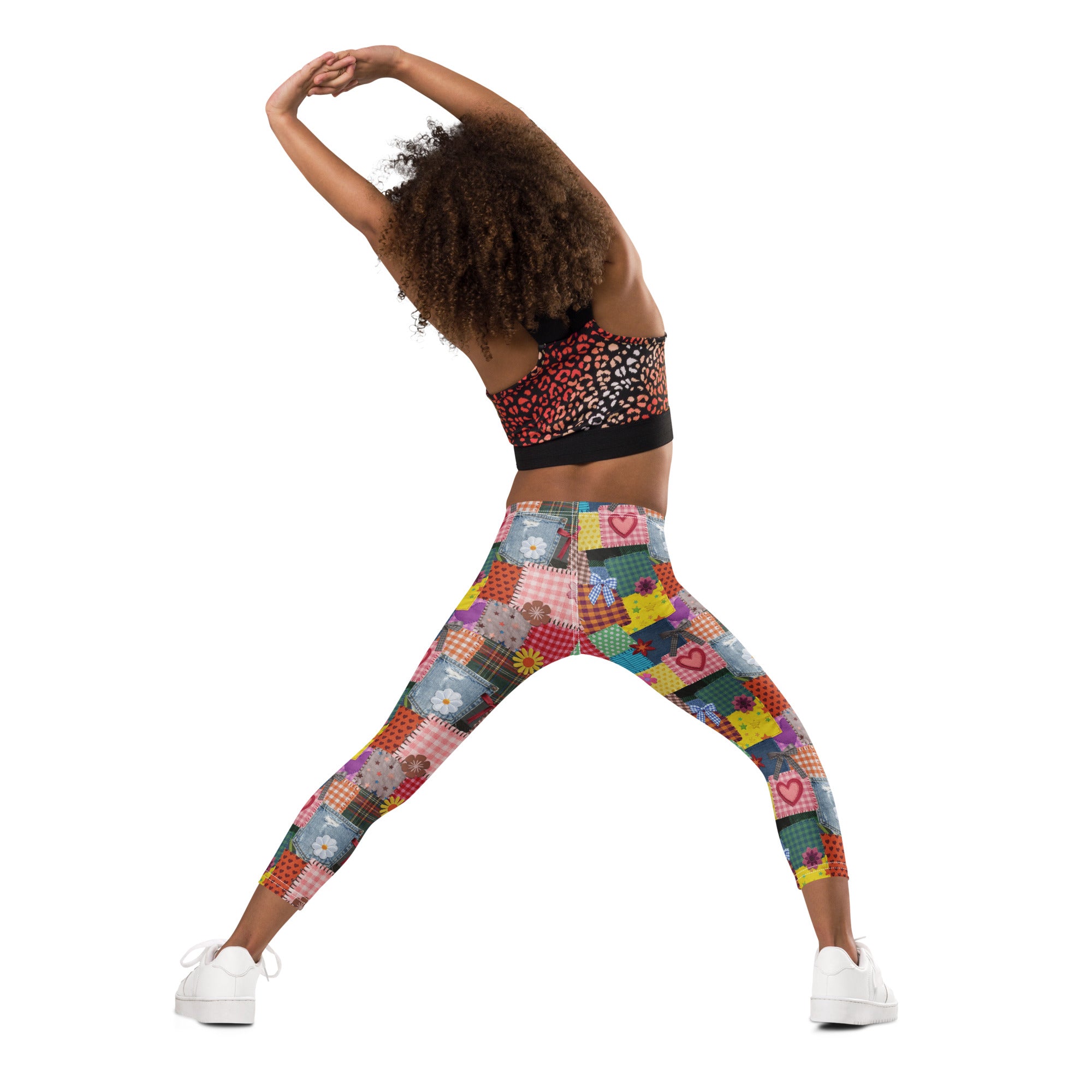 KIDS (2-8yrs) Active Stretch Leggings - 'Perfect Patchwork'