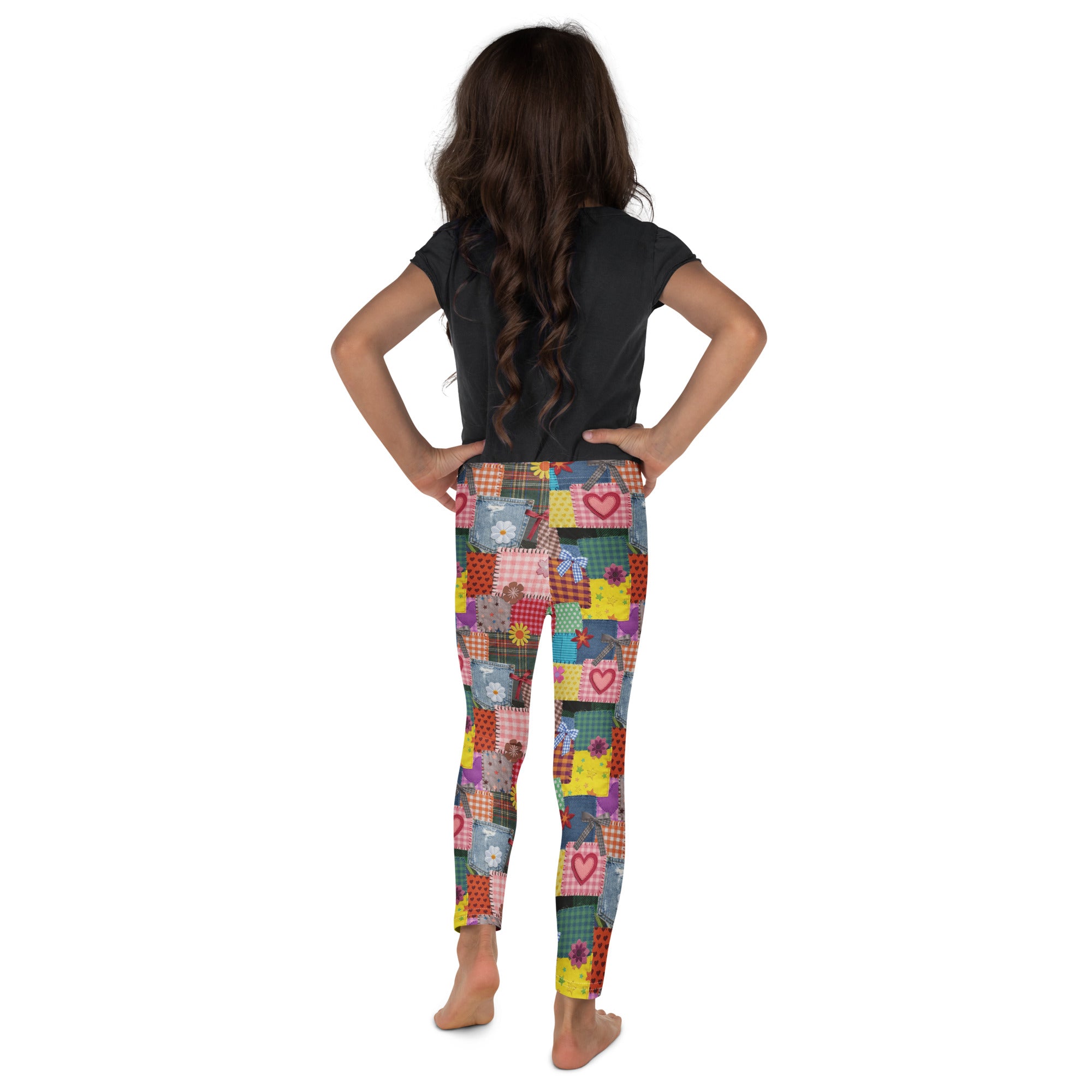 KIDS (2-8yrs) Active Stretch Leggings - 'Perfect Patchwork'