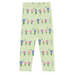 KIDS (2-8yrs) Active Stretch Leggings - 'Spring Stems'