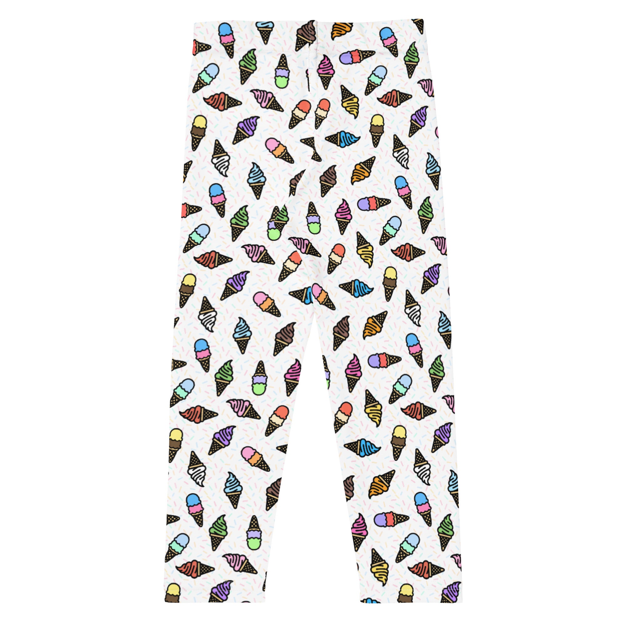 KIDS (2-8yrs) Active Stretch Leggings - 'Ice Cream' Leggings