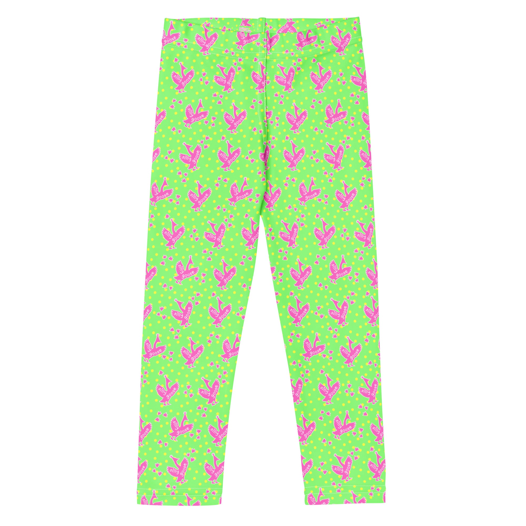 KIDS (2-8yrs) Active Stretch Leggings - 'Silly Goose'