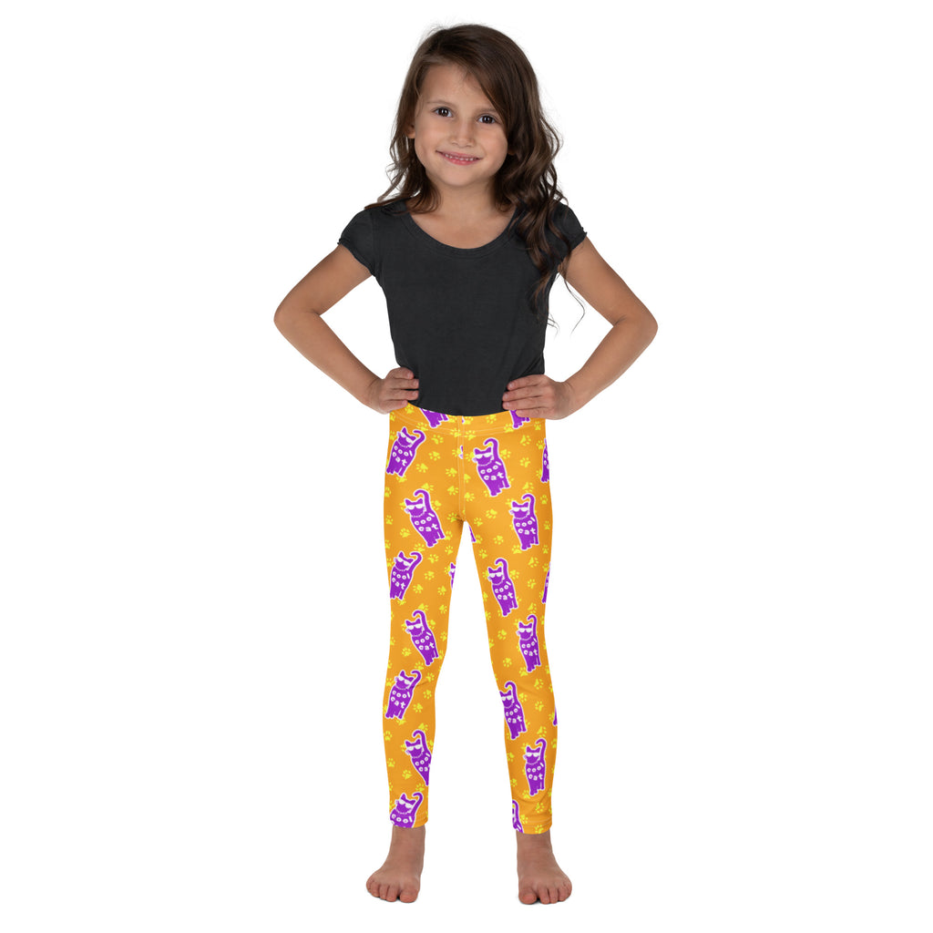 KIDS (2-8yrs) Active Stretch Leggings - 'Cool Cat'