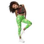 KIDS (2-8yrs) Active Stretch Leggings - 'Daisychain'