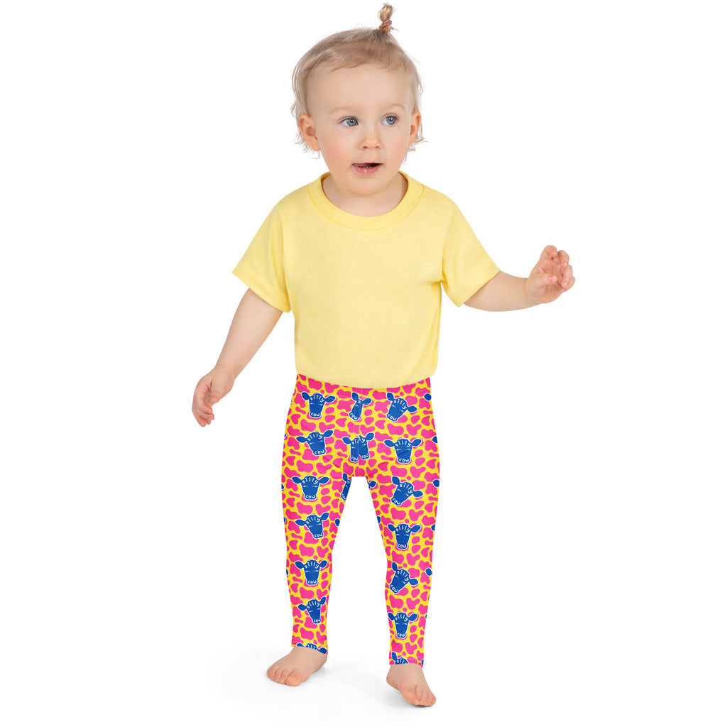 KIDS (2-8yrs) Active Stretch Leggings - 'Silly Cow'