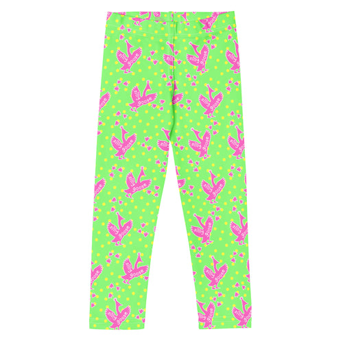 KIDS (2-8yrs) Active Stretch Leggings - 'Silly Goose' 7