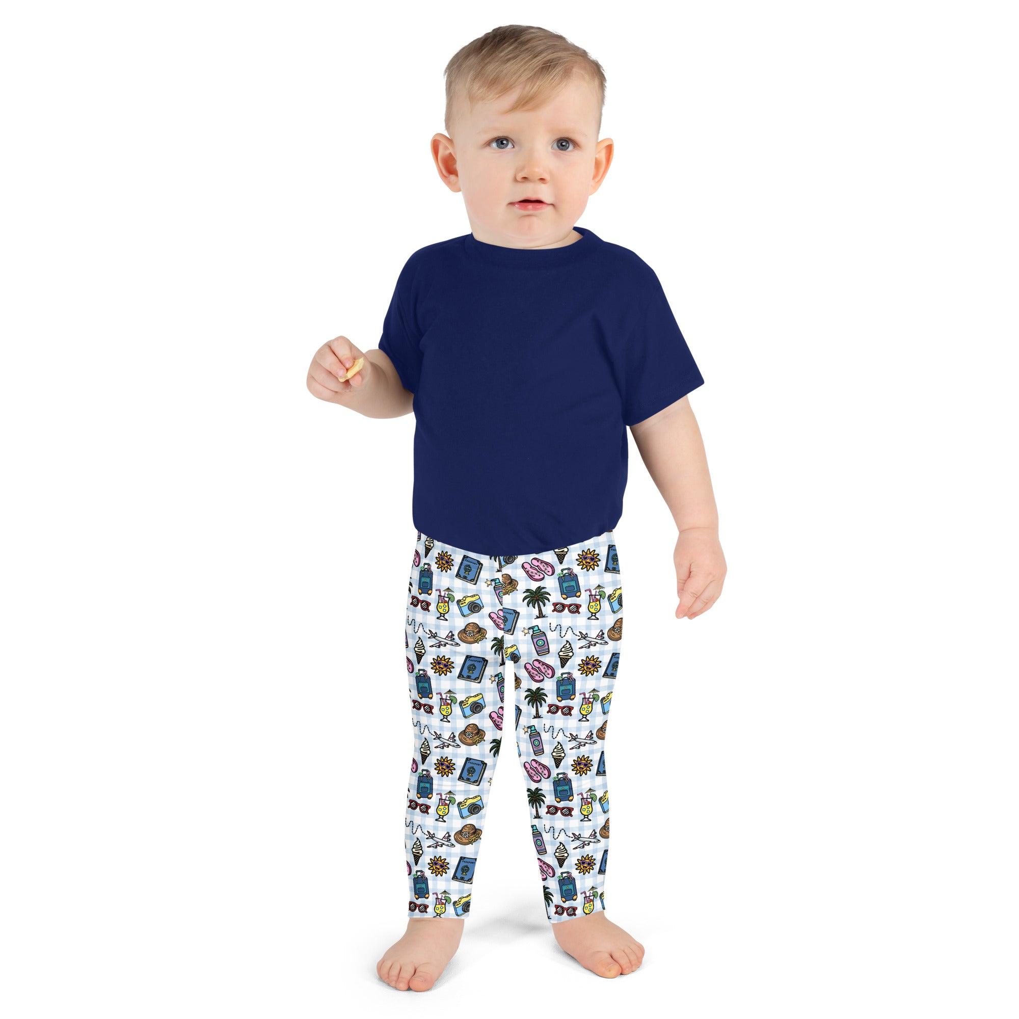 KIDS (2-8yrs) Active Stretch Leggings - 'Gingham Getaway'