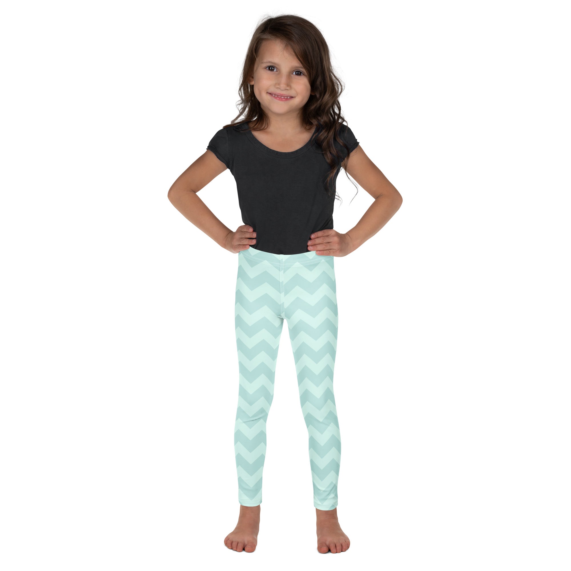 KIDS (2-8yrs) Active Stretch Leggings - 'Zig-A-Zig-Ah!'