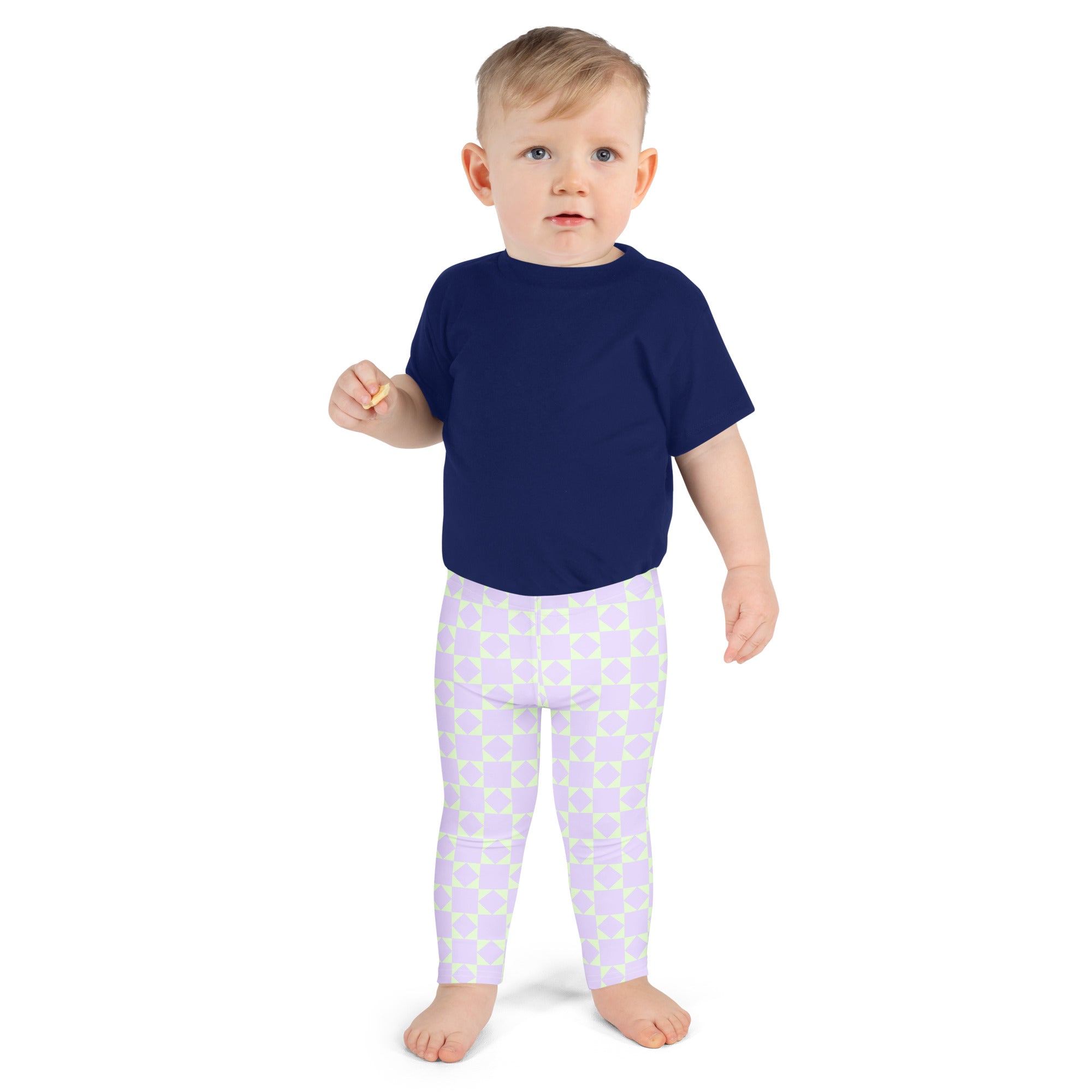 KIDS (2-8yrs) Active Stretch Leggings - 'Lilac Mint'