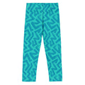 KIDS (2-8yrs) Active Stretch Leggings - 'Aquamarine' 7