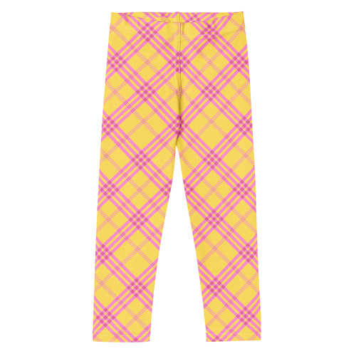 KIDS (2-8yrs) Active Stretch Leggings - 'Raspberry Ripple' 7