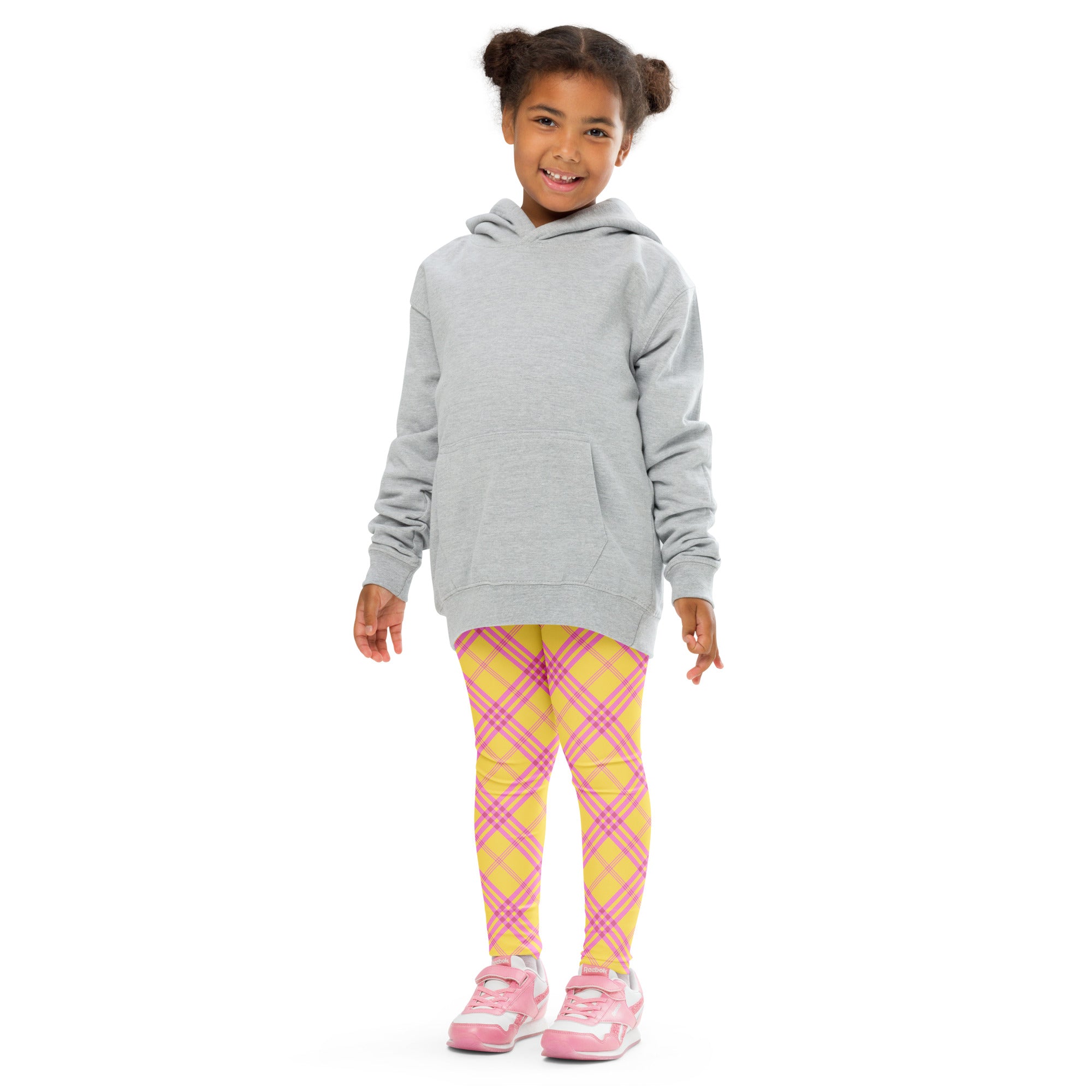 KIDS (2-8yrs) Active Stretch Leggings - 'Raspberry Ripple'