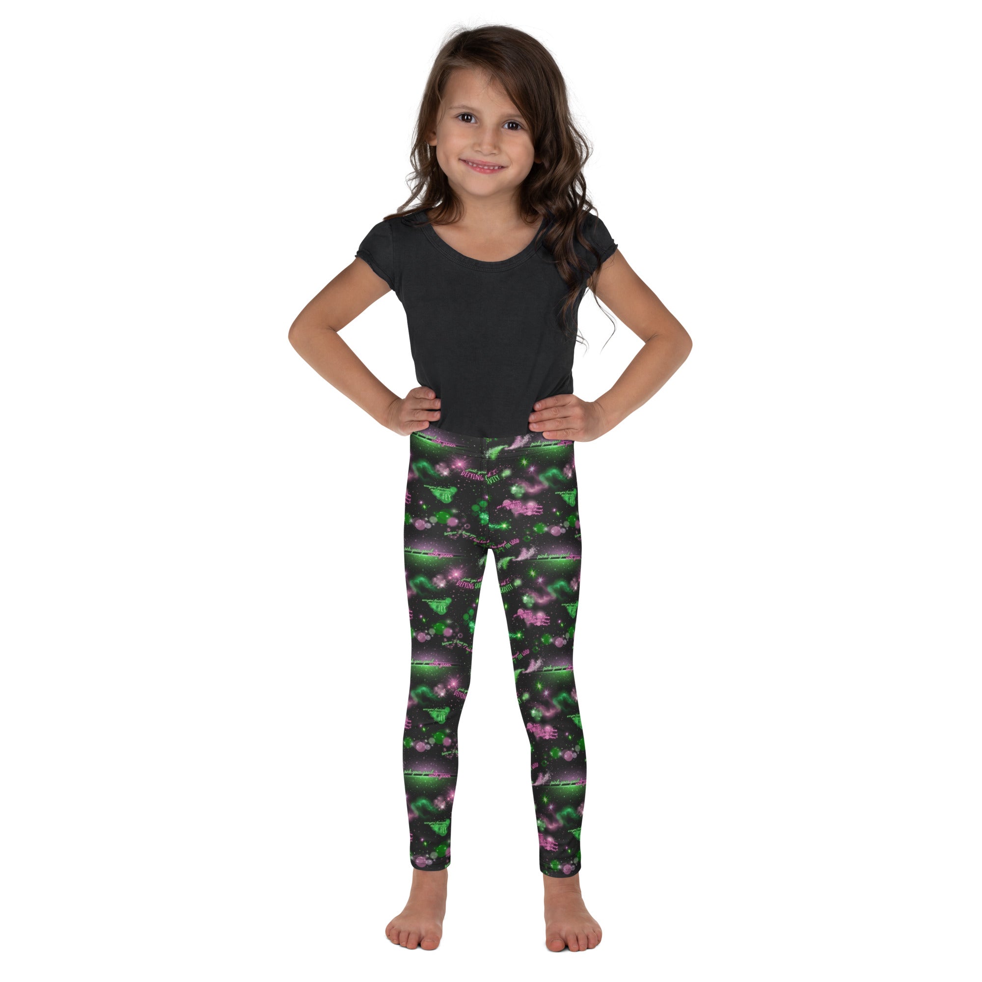 KIDS (2-8yrs) Active Stretch Leggings - 'Defy Gravity'