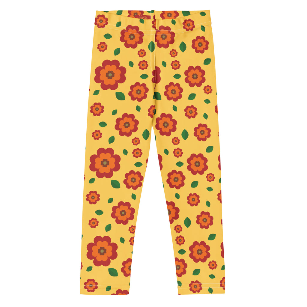 KIDS (2-8yrs) Active Stretch Leggings - 'Petal Pop' 7