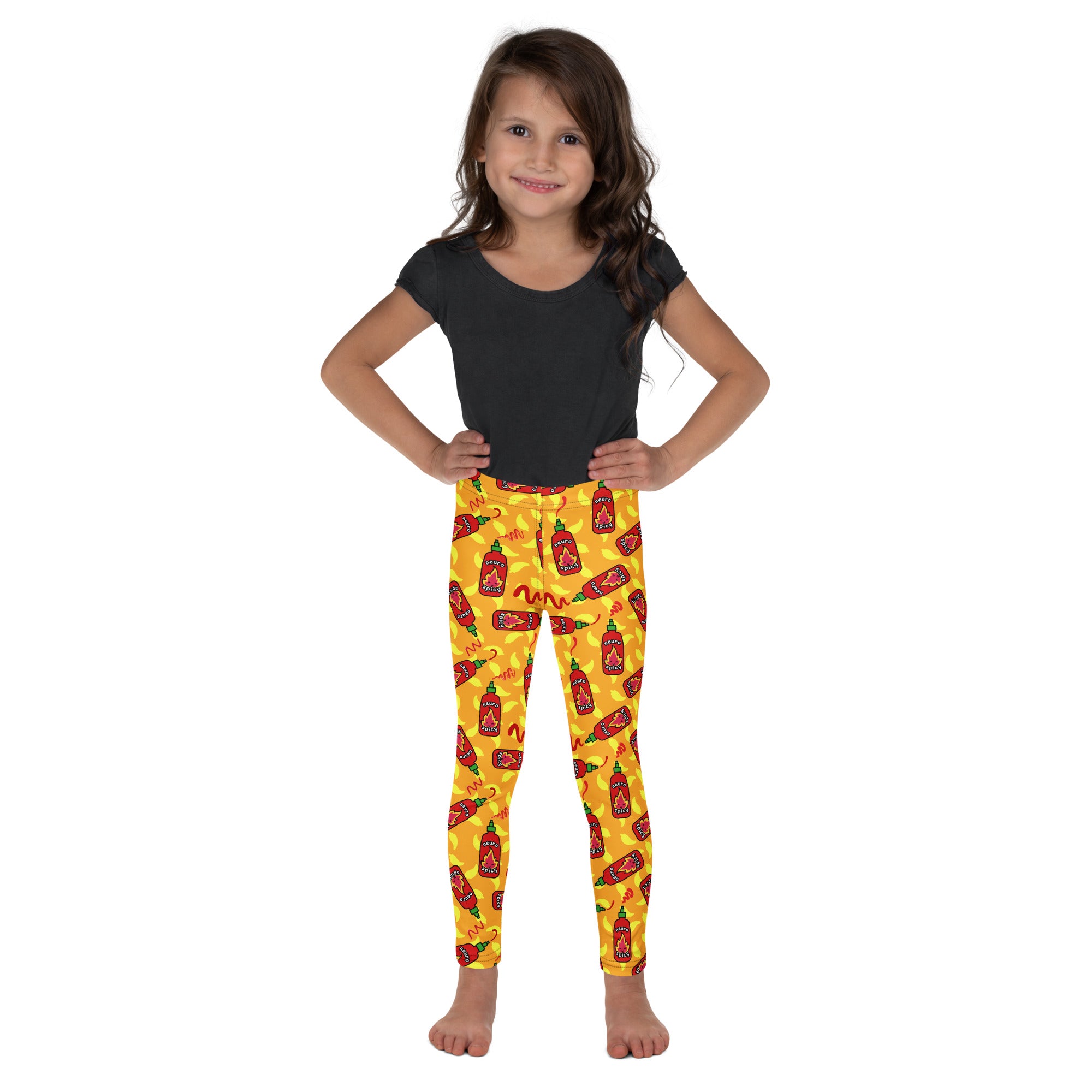 KIDS (2-8yrs) Active Stretch Leggings - 'Neurospicy'