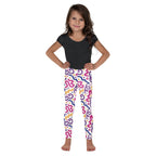 KIDS (2-8yrs) Active Stretch Leggings - 'Squiggles'