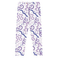 KIDS (2-8yrs) Active Stretch Leggings - 'Squiggles' (Lavender) 7