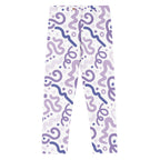 KIDS (2-8yrs) Active Stretch Leggings - 'Squiggles' (Lavender) 7
