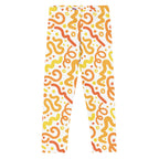 KIDS (2-8yrs) Active Stretch Leggings - 'Squiggles' (Marigold) 7