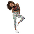 KIDS (2-8yrs) Active Stretch Leggings - 'Bubblegum Diner'