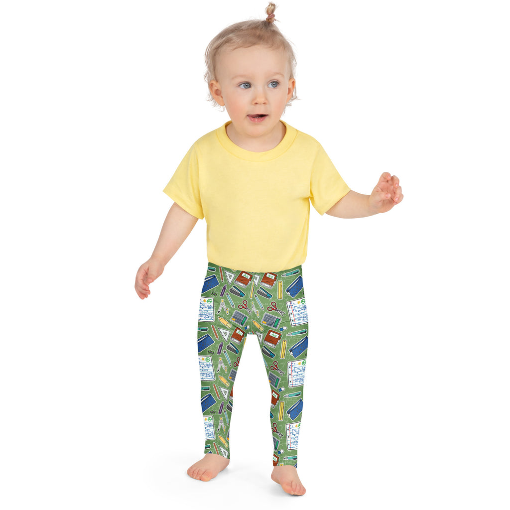 KIDS (2-8yrs) Active Stretch Leggings - 'Teacher's Pet'