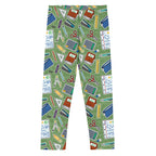 KIDS (2-8yrs) Active Stretch Leggings - 'Teacher's Pet' 7
